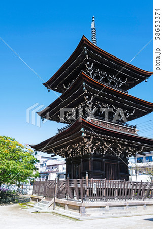 醫王山 飛騨国分寺 三重の塔 醫王山 飛騨国分寺 三重の塔 58653374