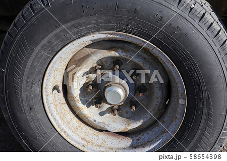 車の傷 Deteriorated car (rust, dent, dirt, scratches) 車の傷 Deteriorated car (rust, dent, dirt, scratches) 58654398