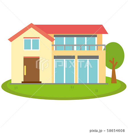 2階建ての一軒家 58654608