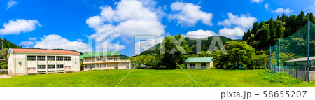 唐津市立厳木小学校天川分校閉校　歴史的記録　パノラマ　【佐賀県唐津市 】 58655207