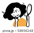 女の子　容姿の悩み 58656248