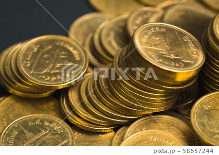 Savings, increasing columns of coins, piles of Savings, increasing columns of coins, piles of 58657244
