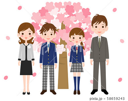 家族　男女　卒業　入学 58659243