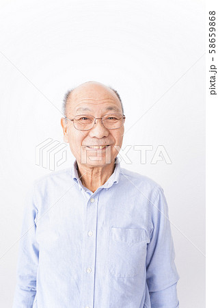 笑顔のおじいさん 笑顔のおじいさん 58659868