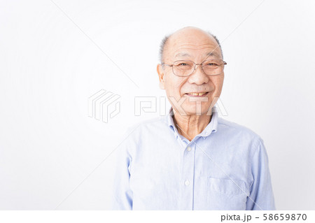 笑顔のおじいさん 笑顔のおじいさん 58659870