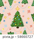 vector pattern Christmas tree Wallpaper 58660727