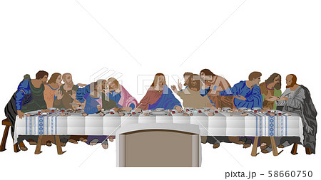 No last supper background - Stock Illustration [58660750 No last supper background - Stock Illustration [58660750