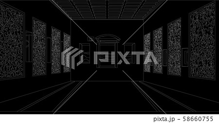 最後の晩餐線反転背景 58660755