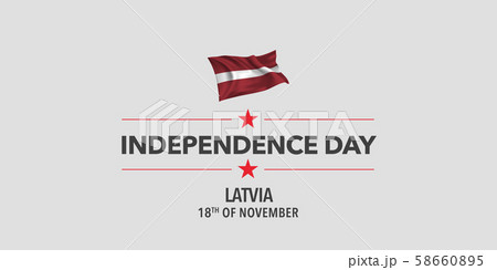 Latvia independence day greeting card, banner, vector illustration Latvia independence day greeting card, banner, vector illustration 58660895