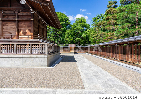 本殿北側 京都城南宮 本殿北側 京都城南宮 58661014