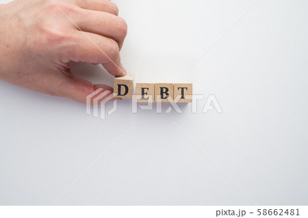 イメージ DEBT借金 イメージ DEBT借金 58662481
