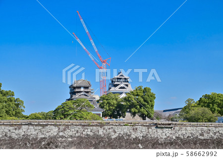 熊本城　復旧工事 58662992