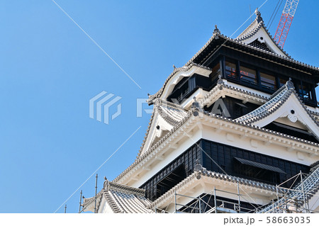 熊本城 復旧工事 熊本城 復旧工事 58663035