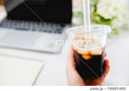 コーヒー、アイスコーヒー、コンビニコーヒー コーヒー、アイスコーヒー、コンビニコーヒー 58665460