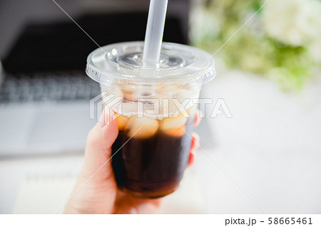 コーヒー、アイスコーヒー、コンビニコーヒー コーヒー、アイスコーヒー、コンビニコーヒー 58665461