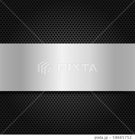 Circle perforated carbon speaker grill texture 58665752