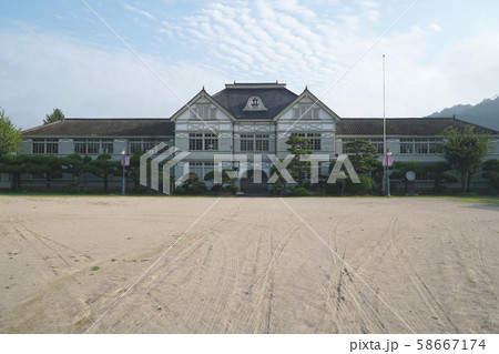 旧遷喬尋常小学校校舎 岡山県真庭市 旧遷喬尋常小学校校舎 岡山県真庭市 58667174