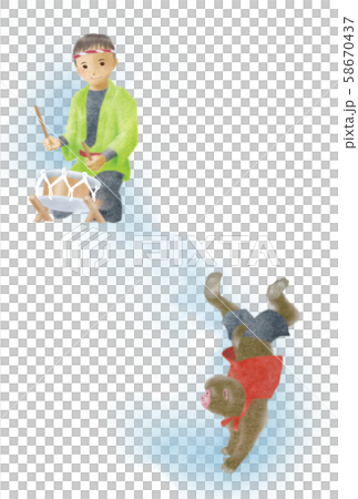 [Illustration] Monkey Monkey 58670437