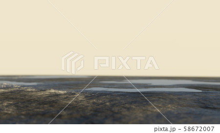Abstract background. Ground with water against the sky 58672007
