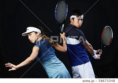 テニス スポーツ 男女 テニス スポーツ 男女 58673348