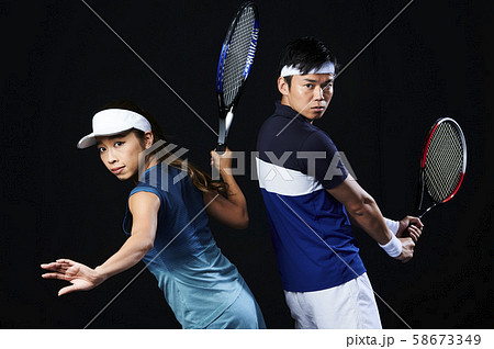 テニス スポーツ 男女 テニス スポーツ 男女 58673349