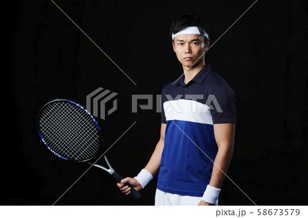 テニス　テニスプレイヤー　男性 58673579