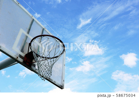 バスケットボール ゴール ゴールポストの写真素材 [58675034] - PIXTA