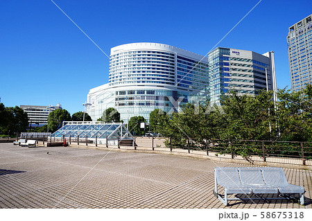 横浜　みなとみらいの風景 58675318