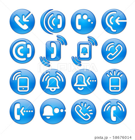 phone call icons 58676014