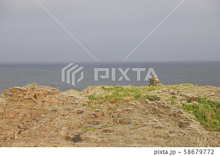 舳倉島 ケルン 石垣 舳倉島 ケルン 石垣 58679772