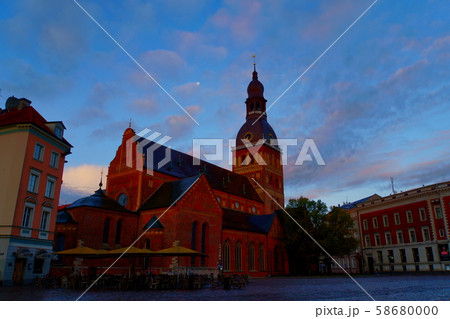 ラトビア リガ 旧市街 リーガ大聖堂 ラトビア リガ 旧市街 リーガ大聖堂 58680000