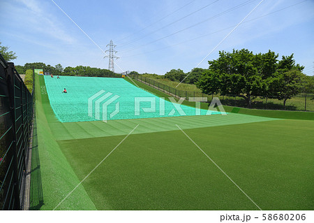 東京都小金井市　小金井公園　ソリゲレンデ 58680206