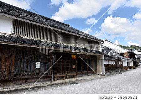 足助の田口家住宅の写真素材