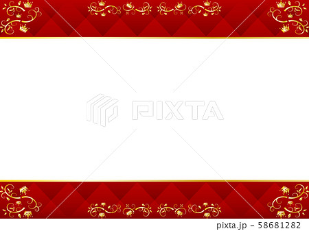 クラウンフレーム　キルティング背景 58681282