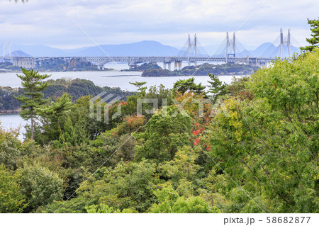 鷲羽山展望台 瀬戸大橋 鷲羽山展望台 瀬戸大橋 58682877
