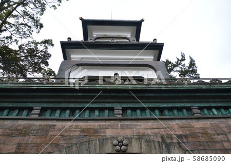 尾山神社の「神門」（石川県金沢市尾山町） 58685090