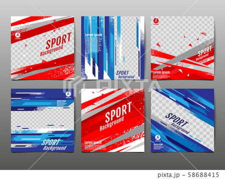 Sport Banner Social Media, Abstract Background, 58688415