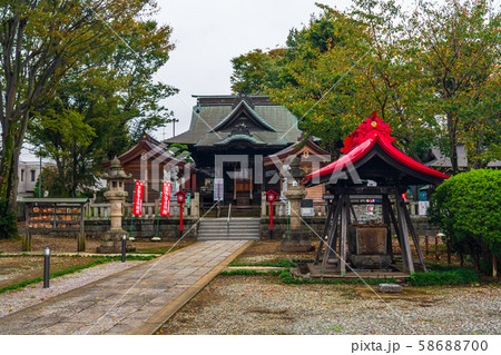 神社 秋 八王子市 多賀神社 神社 秋 八王子市 多賀神社 58688700