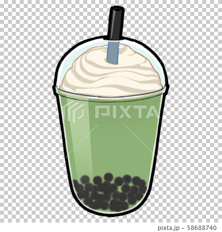 木薯奶茶_抹茶奶油 58688740