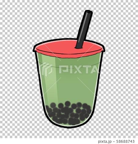 木薯奶茶_抹茶 58688743