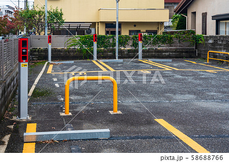 ナンバー認識システム駐車場 ナンバー認識システム駐車場 58688766