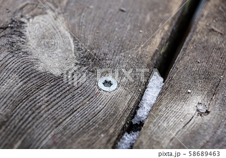 Bolted screw connection, sealing connection. of the anchor bolts for fondation in the wood and steel 58689463