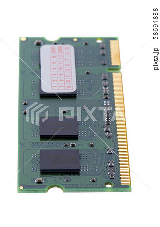 computer memory on white background macro computer memory on white background macro 58694838