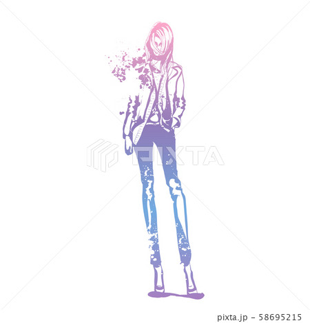Trendy look girl 58695215