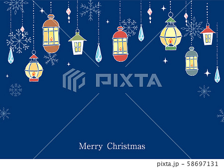 大人むけのクリスマス素材 58697131