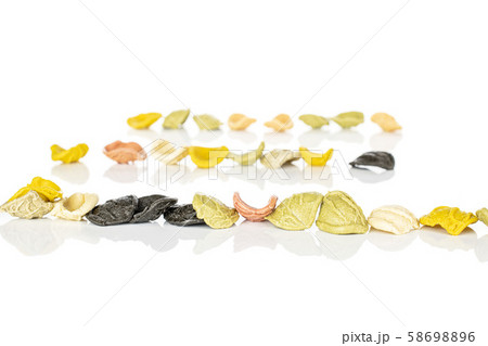 Pasta orecchiette isolated on white Pasta orecchiette isolated on white 58698896