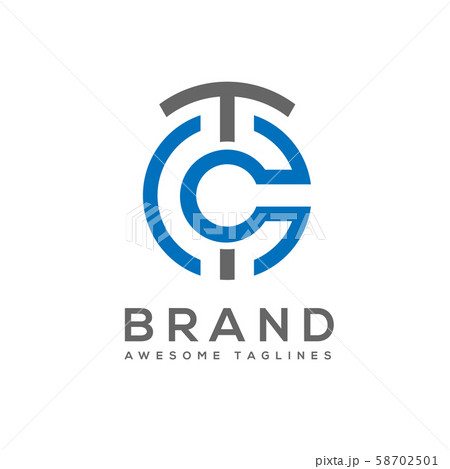 best TC letter circle style logo vector best TC letter circle style logo vector 58702501