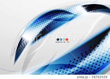 Flowing color wave pattern background Flowing color wave pattern background 58703429