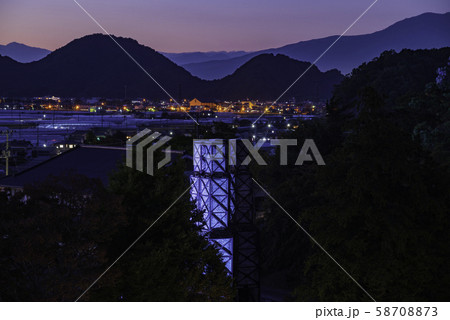 (静岡県)韮山反射炉 特別色ライトアップ (静岡県)韮山反射炉 特別色ライトアップ 58708873