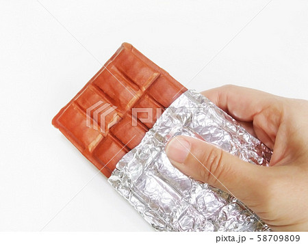 紙製の板チョコ 58709809